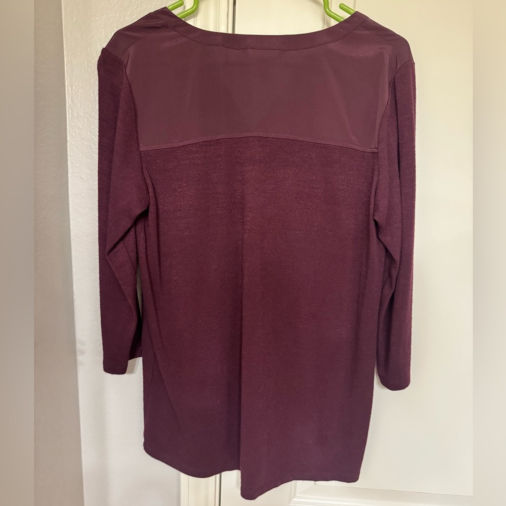 41 Hawthorn Deep Wine Blouse - Picture 4 of 4